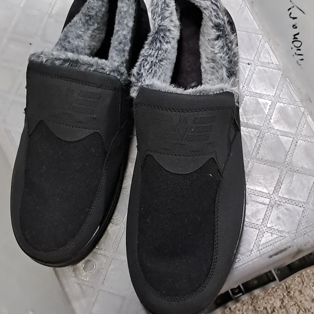 Men Snow Boots Wide Toe Fur Lined Minimalist No-slip